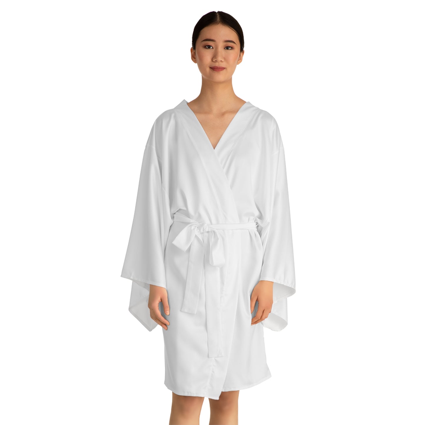 Long Sleeve Kimono Robe (AOP) BRIDE