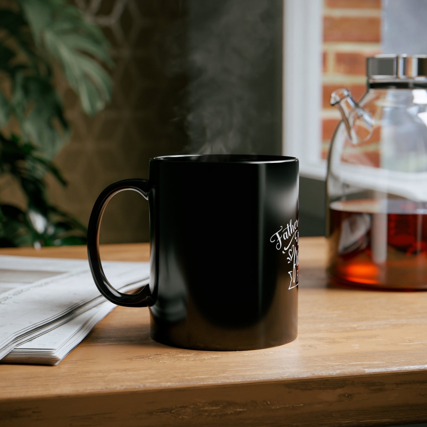 11oz Black Mug Father & Daughter