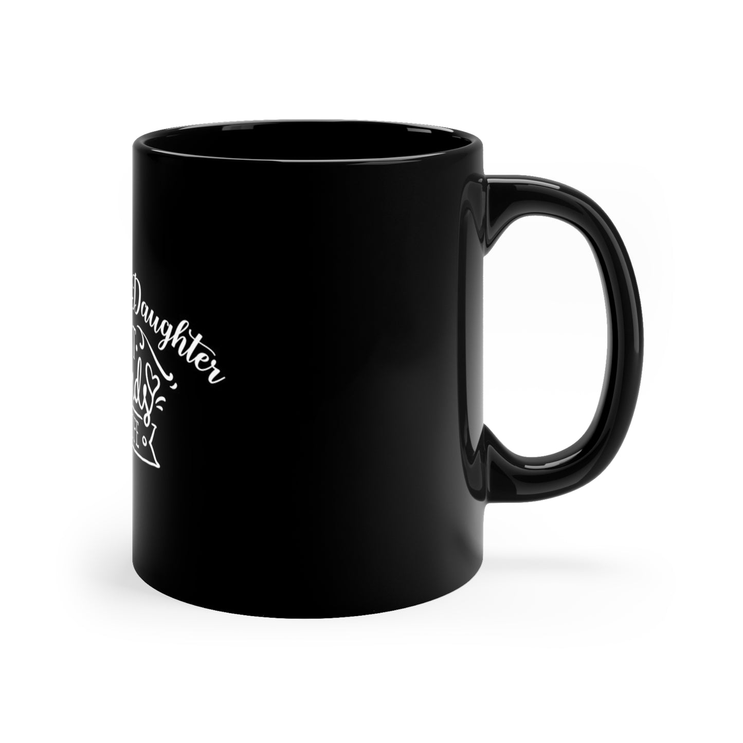 11oz Black Mug Father & Daughter