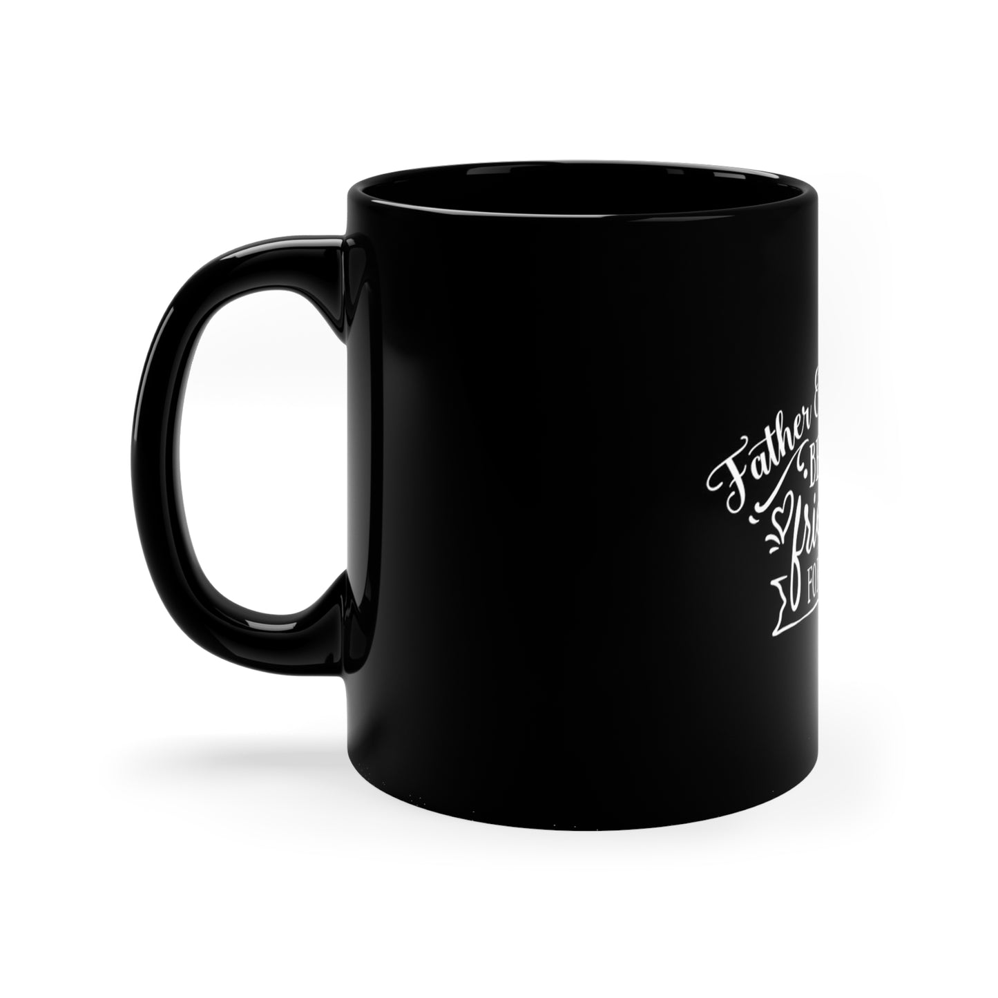 11oz Black Mug Father & Daughter