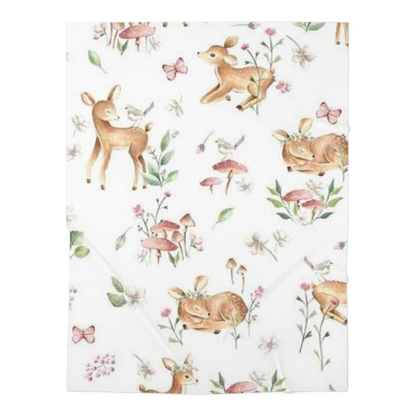 Baby Swaddle Blanket - Our Deer Friends